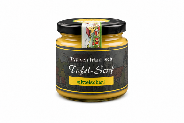 Tafelsenf im Glas
